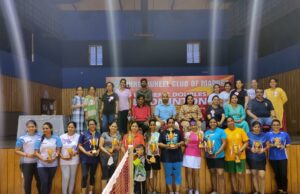 BADMINTON FOR WOMEN: INDIA FOOTBALL COACH MAYMOL ROCKY AMONG PARTICIPANTS