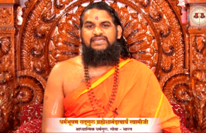 TAPOBHUMI FOR COVID VACCINATION: DR SHEKHAR SALKAR REQUESTS, SWAMI BRAHMESHANAND OBLIGES