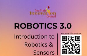 GOA STATE INNOVATION COUNCIL’S ONLINE TRAINING IN ‘ROBOTICS & SENSORS’
