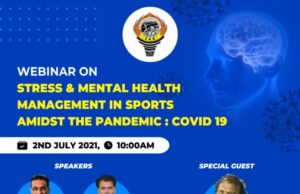 SAG: WEBINAR ON ‘STRESS & MENTAL HEALTH MANAGEMENT IN SPORTS’ AMIDST COVID-19 PANDEMIC