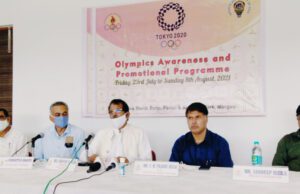 TOKYO OLYMPICS: GOA OLYMPIC ASSOCIATION PLAN FELICITATION OF ATHLETES, ORGANISERS; CYCLE RALLIES, RUNS & QUIZZES FOR AWARENESS & PROMOTION