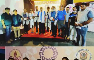 TOKYO 2020 AWARENESS DRIVE: GOA FELICITATES ATHLETICS & TAEKWONDO PERSONALITIES, ‘SUSSEGADO RUNNERS’ RUN