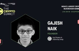 GOA’S IT GENIUS GAJESH NAIK TO ADDRESS INDIA’S LARGEST CRYPTO & BLOCKCHAIN SUMMIT