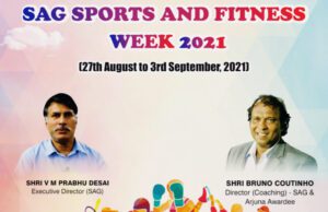 SPORTS AUTHORITY OF GOA: ‘SPORTS & FITNESS WEEK’ FROM AUGUST 27 -SEPTEMBER 3