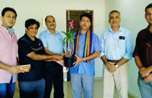 GOA OLYMPIC ASSOCIATION FELICITATES V M PRABHUDESAI ON PROMOTION AS DIRECTOR OF SPORTS DEPARTMENT