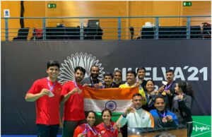 WORLD MASTERS BADMINTON CHAMPIONSHIPS: GOA’S SANDHYA MELASHEEMI BAGS BRONZE MEDAL IN SPAIN