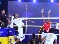 PRIME VOLLEYBALL LEAGUE: AHMEDABAD DEFENDERS PREVAIL OVER CALICUT HEROES