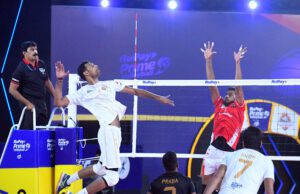 PRIME VOLLEYBALL LEAGUE: AHMEDABAD DEFENDERS PREVAIL OVER CALICUT HEROES