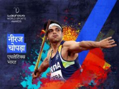 INDIA’S OLYMPIC HERO NEERAJ CHOPRA NOMINATED FOR LAUREUS WORLD SPORTS AWARDS
