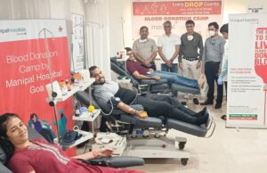 BLOOD DONATION CAMP BY CII YOUNG INDIANS & MANIPAL HOSPITALS-GOA