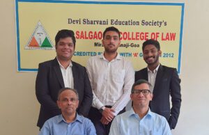VM SALGAOCAR COLLEGE OF LAW EMERGE RUNNERS-UP AT KARE COLLEGE’S CRISIS CONTROL INTERNATIONAL COMPETITION