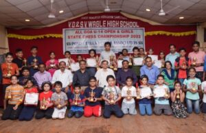 ALL-GOA U-14 OPEN CHESS: JOY KAKODKAR FINISHES AHEAD OF ETHAN VAZ; SRILAXMI KAMAT BAGS GIRLS CROWN