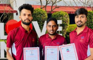 GOA BADMINTON: AVDHUT SAPTOJI, SHRIDHAR GOSAVI & ARJUN CHAUHAN COMPLETE NIS COACHING COURSE