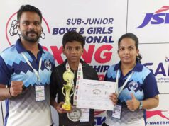 GOA’S CHANDIRIKA PUJARI WINS ‘BEST CHALLENGER’ AWARD AT SUB-JUNIOR NATIONAL BOXING CHAMPIONSHIP 2022