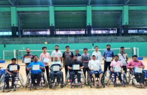 PARA-BADMINTON CAMP HELD AT CAMPAL, GOA PARA-BADMINTON COMMITTEE ANNOUNCED