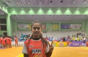 JHARKHAND’S EITU IS THE YOUNGEST KABADDI PLAYER AT KIYG 2021