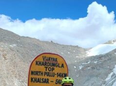 GOA’S FLAVIAN SUTARI CYCLES TO KHARDUNGLA PASS