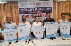 INDIAN ARMY & NAVY BOOST FOR RCP’s GOA TOURISM-BNI ROTARY RAIN RUN