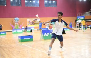 YONEX SUNRISE ALL INDIA JUNIOR RANKING BADMINTON: GOA’S HARSH MANE BOWS OUT WITH IMPRESSIVE DISPLAY IN QUALIFYING TOURNAMENT