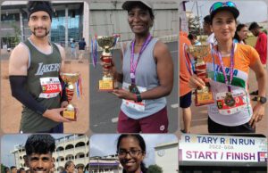 GOA TOURISM BNI ROTARY RAIN RUN 2022: MOHITH, DAKSHAYANI, PRADYUMNA & AMRITA CLINCH TOP FINISH
