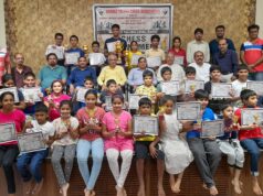PAARTH SALVI WINS ALL-BARDEZ TALUKA OPEN RAPID CHESS TOURNAMENT