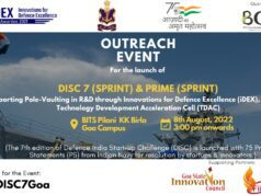 DEFENCE INDIA START-UP CHALLENGE: 7TH EDITION LAUNCHED BY INDIAN NAVY, PHYSICAL OUTREACH EVENT AT BITS-GOA ON AUG 8