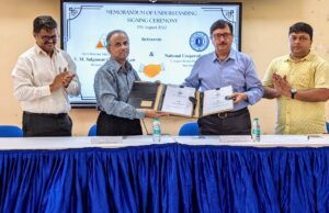 COOPERATIVE LAW: SALGAOCAR COLLEGE OF LAW SIGNS MoU WITH NATIONAL COOPERATIVE UNION OF INDIA
