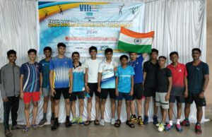 ANISH KAMATH, UMAKANT SARGE, LYDIA BARRETO, JANHAVI MAHALE ENTER SEMIS OF GOA STATE BADMINTON TOURNEY AT CHICALIM