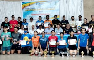 GOA STATE RANKING BADMINTON: KARAN SCORES STUNNING TITLE VICTORY OVER UMAKANT SARGE, DOUBLE CROWN FOR TEJAN & ARYAMAN