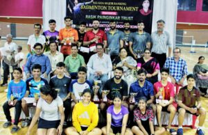 RASIK MEMORIAL GOA STATE RANKING BADMINTON: KARAN, ANJANA, HARSH, JANHAVI WIN SINGLES TITLES; TRIPLE CROWN FOR JANHAVI; TEJAN, ANJANA, NIDHI BAG DOUBLE CROWN