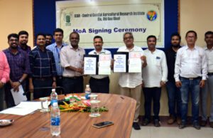 ICAR-CCARI GOA INKS MoA WITH MILESTONE RESORTS GOA FOR PROMOTING AGRO-ECOTOURISM