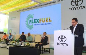 TOYOTA: FLEXI-FUEL STRONG HYBRID ELECTRIC VEHICLES PILOT PROJECT TAKES OFF IN INDIA