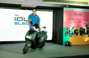 TVS iQUBE ELECTRIC SCOOTERS LAUNCH – 3 VARIANTS, 11 COLOURS & 3 CHARGING OPTIONS