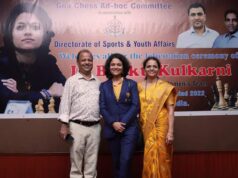 NATIONAL SPORTS AWARDS 2022: PRESIDENT TO GIVE AWAY THE AWARDS ON 30TH NOVEMBER 2022, GOA’S CHESS STAR BHAKTI KULKARNI GETS ARJUNA AWARD
