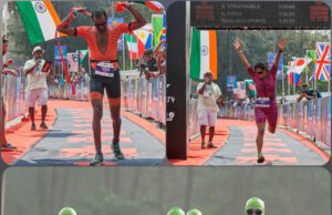 IRONMAN 70.3 GOA: PUNE’S NIHAL BAIG BEATS INDIAN ARMY’S BISWORJIT SAIKHOM FOR TITLE, SWISS WOMAN CATJIN SCHIERBEEK PIPS TIM TIM SHARMA