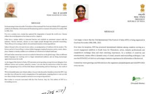 IFFI 53: PRIME MINISTER NARENDRA MODI & PRESIDENT DROUPADI MURMU EXTEND BEST WISHES