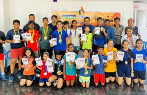 GOA: OWAIS, SHRIRAM, NIHARIKA, ABU, GARGI EXCEL AT NORTH / SOUTH DISTRICT BADMINTON