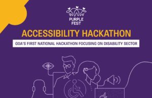 ‘PURPLE FEST ACCESSIBILITY HACKATHON’ LAUNCHED, GOA’S FIRST NATIONAL HACKATHON TO FOCUS ON DISABILITY SECTOR