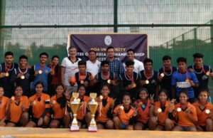 VARSITY KHO-KHO DOUBLE CROWN FOR GOVT COLLEGE QUEPEM