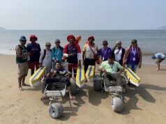 PURPLE FEST 2023: DRISHTI LIFESAVERS ASSIST 47 DELEGATES TO ENJOY MIRAMAR BEACH OUTING