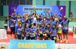 GOA BADMINTON LEAGUE 2023: POWER SMASHERS TOP WITH DOMINATING DISPLAY, ACE RAQUETEERS RUNNERS-UP