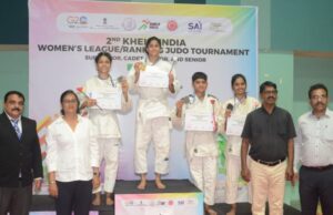 WEST ZONE KHELO INDIA WOMEN’S LEAGUE JUDO: GUJARAT, RAJASTHAN, MP AMONGST MEDALS; GOA’S WINZIA BAGS BRONZE MEDAL