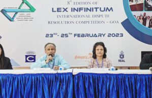 LEX INFINITUM INTERNATIONAL EVENT AT VM SALGAOCAR COLLEGE OF LAW-GOA