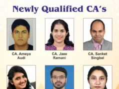 AMBA PATKI, AMEYA AUDI, A. MASCARENHAS, JAEE RAMANI, J. HALDAONKAR, N. TAILOR, P. PHADKE, S. SINGBAL & S. MARATHE SUCCESSFUL IN CHARTERED ACCOUNTANTS FINAL EXAMS