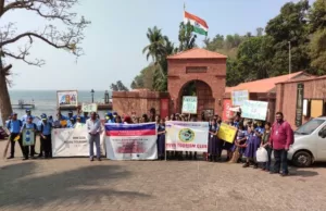 INDIA TOURISM ORGANISES HERITAGE WALK-CUM-CLEANING DRIVE AT AGUADA JAIL MUSEUM