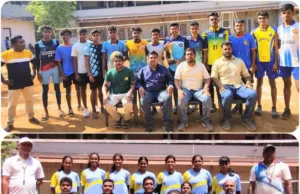 CUNCOLIM UNITED HSS & ST. XAVIER’S HSS BAG U-19 VOLLEYBALL TITLE