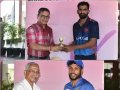 BANDODKAR T20: DEEPRAJ GAONKAR STARS FOR SALGAOCAR CC, ANAND TENDULKAR FIRES FOR GENO SC