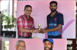 BANDODKAR T20: DEEPRAJ GAONKAR STARS FOR SALGAOCAR CC, ANAND TENDULKAR FIRES FOR GENO SC