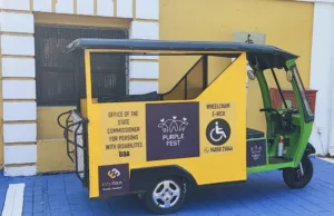 WHEELCHAIR ACCESSIBLE E-RICKSHAW TO EASE TRANSPORTATION WOES OF PwDs IN GOA