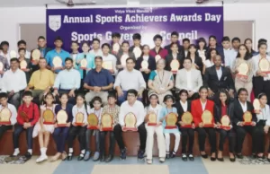 PASSION CAN GET YOU THE DESIRED RESULT, SAYS SPORTS MINISTER GOVIND GAUDE AT VIDYA VIKAS MANDAL’S SPORTS ACHIEVERS AWARDS DAY